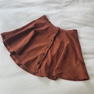 Shein Skirt, L, Burnt Orange